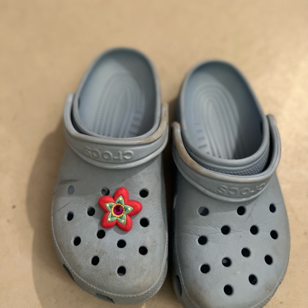 Blue crocs